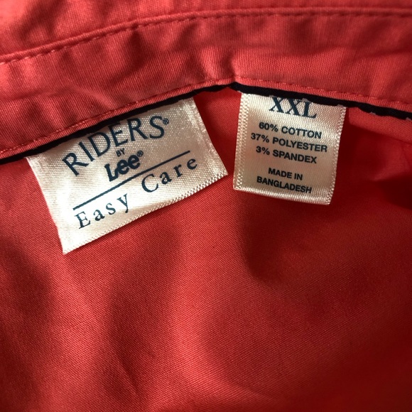 Wrangler wrinkle resistant stretch buttons New NWT XXL - Picture 6 of 6